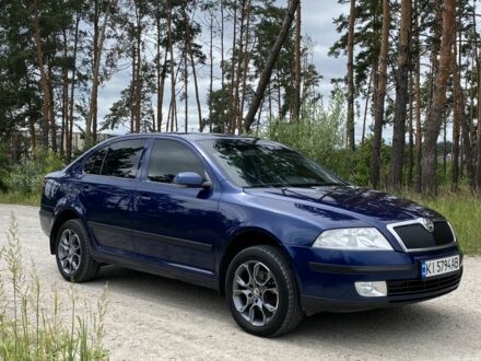 Шкода Октавия 2008 в Киеве на Automoto.ua Синий Шкода Октавия, объемом двигателя 2 л и пробегом 262 тыс. км за 5850 $, фото 1 на Automoto.ua