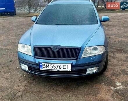Синий Шкода Октавия, объемом двигателя 1.6 л и пробегом 209 тыс. км за 6600 $, фото 1 на Automoto.ua