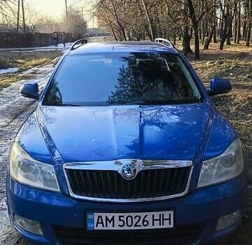 Синий Шкода Октавия, объемом двигателя 1.8 л и пробегом 353 тыс. км за 5350 $, фото 1 на Automoto.ua