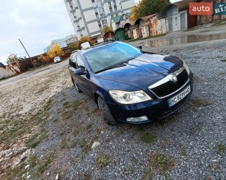 Синий Шкода Октавия, объемом двигателя 1.97 л и пробегом 343 тыс. км за 5950 $, фото 1 на Automoto.ua