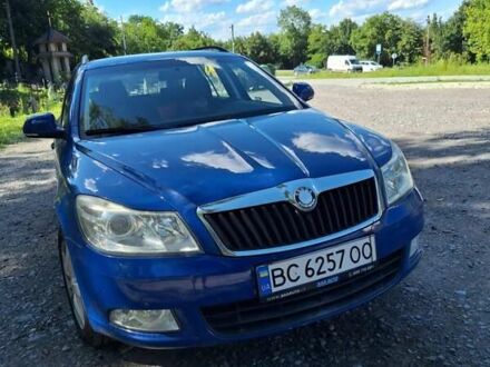 Шкода Октавия 2009 в Львове на Automoto.ua Синий Шкода Октавия, объемом двигателя 1.6 л и пробегом 221 тыс. км за 7200 $, фото 1 на Automoto.ua