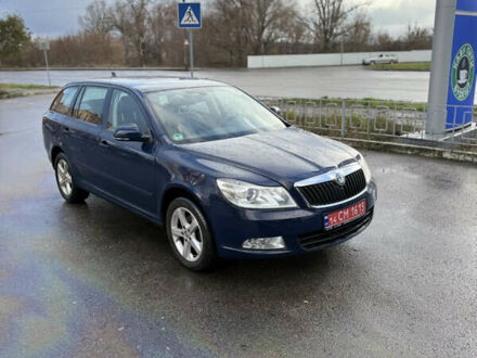 Синий Шкода Октавия, объемом двигателя 1.6 л и пробегом 215 тыс. км за 9500 $, фото 1 на Automoto.ua