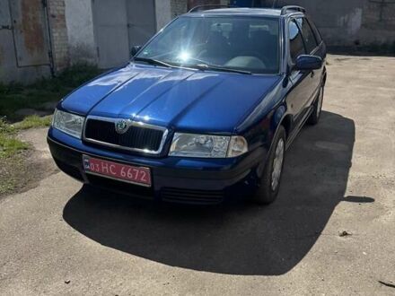 Синий Шкода Октавия, объемом двигателя 1.6 л и пробегом 205 тыс. км за 6300 $, фото 1 на Automoto.ua