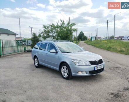 Синий Шкода Октавия, объемом двигателя 2 л и пробегом 238 тыс. км за 9700 $, фото 1 на Automoto.ua