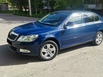 Синий Шкода Октавия, объемом двигателя 2 л и пробегом 228 тыс. км за 9500 $, фото 1 на Automoto.ua