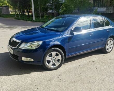 Синий Шкода Октавия, объемом двигателя 2 л и пробегом 227 тыс. км за 9500 $, фото 1 на Automoto.ua