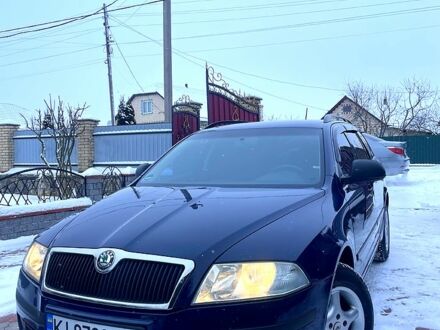 Синий Шкода Октавия, объемом двигателя 1.6 л и пробегом 187 тыс. км за 6350 $, фото 1 на Automoto.ua