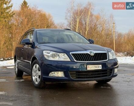 Синий Шкода Октавия, объемом двигателя 2 л и пробегом 217 тыс. км за 10250 $, фото 1 на Automoto.ua