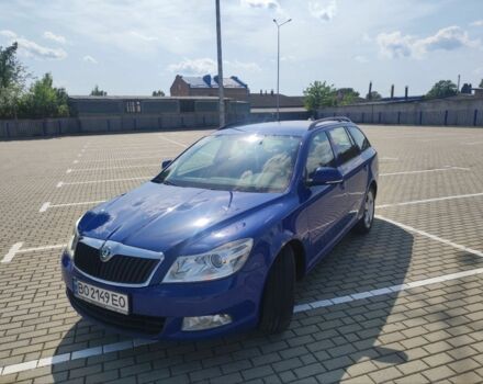 Синий Шкода Октавия, объемом двигателя 2 л и пробегом 216 тыс. км за 8175 $, фото 1 на Automoto.ua