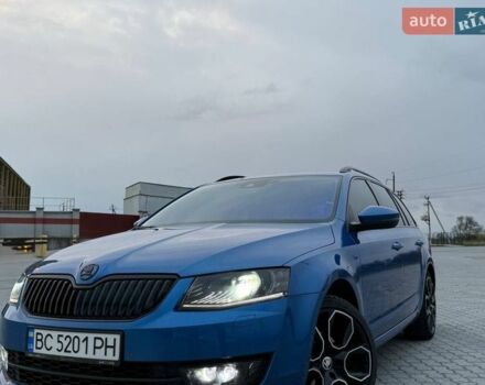 Синий Шкода Октавия, объемом двигателя 1.6 л и пробегом 240 тыс. км за 14000 $, фото 1 на Automoto.ua