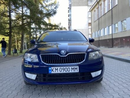 Синий Шкода Октавия, объемом двигателя 2 л и пробегом 257 тыс. км за 11900 $, фото 1 на Automoto.ua