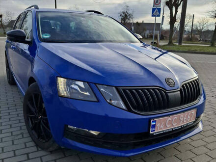 Синий Шкода Октавия, объемом двигателя 2 л и пробегом 193 тыс. км за 14200 $, фото 1 на Automoto.ua