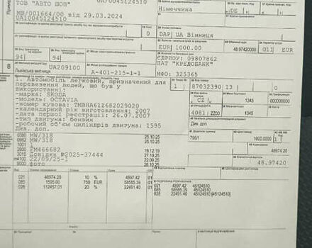 Зелений Шкода Октавія, об'ємом двигуна 1.6 л та пробігом 167 тис. км за 7777 $, фото 34 на Automoto.ua
