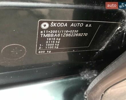 Зеленый Шкода Октавия, объемом двигателя 1.6 л и пробегом 290 тыс. км за 6300 $, фото 8 на Automoto.ua