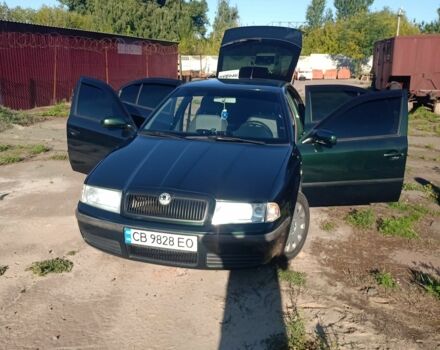 Зеленый Шкода Октавия, объемом двигателя 2 л и пробегом 250 тыс. км за 4600 $, фото 1 на Automoto.ua