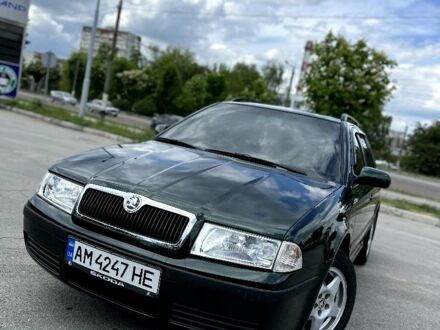 Зелений Шкода Октавія, об'ємом двигуна 1.6 л та пробігом 220 тис. км за 3800 $, фото 1 на Automoto.ua