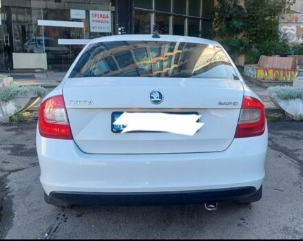 Шкода Рапид 2013 в Львове на Automoto.ua Белый Шкода Рапид, объемом двигателя 1.6 л и пробегом 222 тыс. км за 6700 $, фото 5 на Automoto.ua