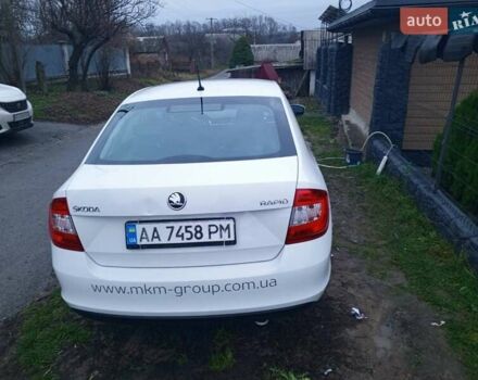 Белый Шкода Рапид, объемом двигателя 1.2 л и пробегом 220 тыс. км за 7500 $, фото 13 на Automoto.ua