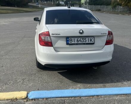 Белый Шкода Рапид, объемом двигателя 1.6 л и пробегом 198 тыс. км за 7650 $, фото 1 на Automoto.ua