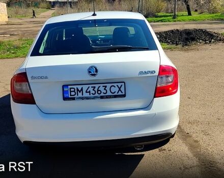 Белый Шкода Рапид, объемом двигателя 1.6 л и пробегом 224 тыс. км за 8500 $, фото 1 на Automoto.ua