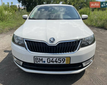Белый Шкода Рапид, объемом двигателя 1.6 л и пробегом 216 тыс. км за 9250 $, фото 1 на Automoto.ua
