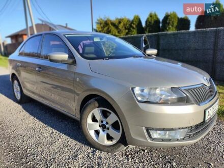 Бежевый Шкода Рапид, объемом двигателя 1.6 л и пробегом 206 тыс. км за 8900 $, фото 1 на Automoto.ua
