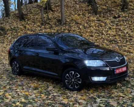 Черный Шкода Рапид, объемом двигателя 1.6 л и пробегом 260 тыс. км за 7200 $, фото 1 на Automoto.ua