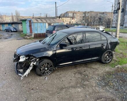 Черный Шкода Рапид, объемом двигателя 1.6 л и пробегом 190 тыс. км за 2500 $, фото 1 на Automoto.ua