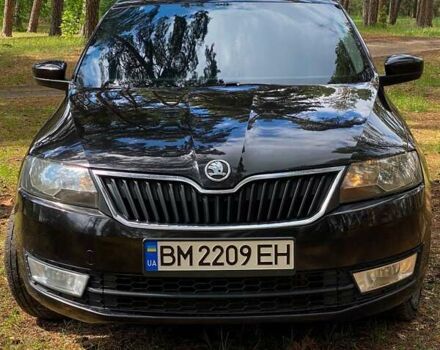 Черный Шкода Рапид, объемом двигателя 1.6 л и пробегом 222 тыс. км за 8100 $, фото 1 на Automoto.ua