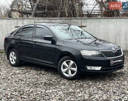 Черный Шкода Рапид, объемом двигателя 1.2 л и пробегом 197 тыс. км за 7690 $, фото 1 на Automoto.ua
