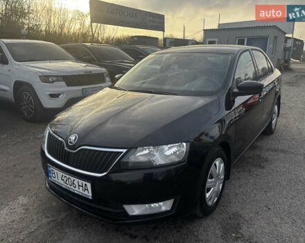 Черный Шкода Рапид, объемом двигателя 1.6 л и пробегом 261 тыс. км за 8000 $, фото 1 на Automoto.ua