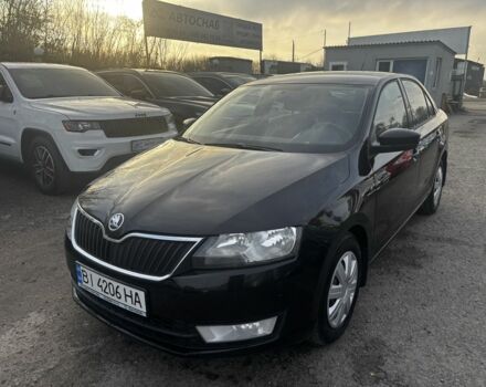 Черный Шкода Рапид, объемом двигателя 1.6 л и пробегом 261 тыс. км за 8000 $, фото 1 на Automoto.ua