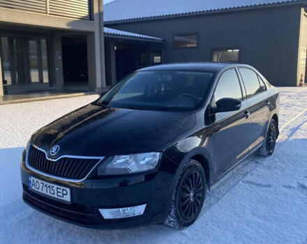 Черный Шкода Рапид, объемом двигателя 1.6 л и пробегом 156 тыс. км за 8600 $, фото 1 на Automoto.ua