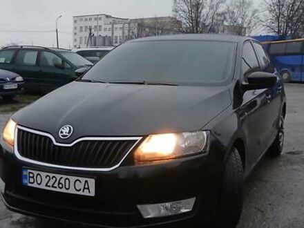Черный Шкода Рапид, объемом двигателя 1.6 л и пробегом 262 тыс. км за 6950 $, фото 1 на Automoto.ua