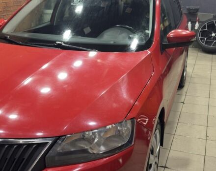 Красный Шкода Рапид, объемом двигателя 1.2 л и пробегом 124 тыс. км за 6000 $, фото 1 на Automoto.ua