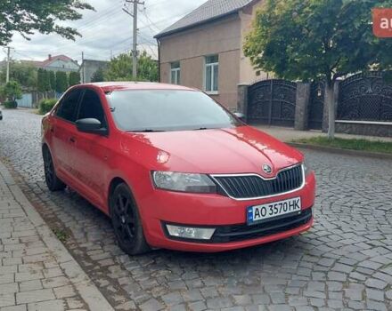 Шкода Рапид 2013 в Мукачеве на Automoto.ua Красный Шкода Рапид, объемом двигателя 1.2 л и пробегом 190 тыс. км за 6800 $, фото 2 на Automoto.ua
