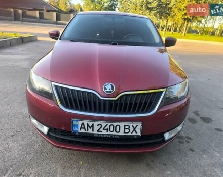 Красный Шкода Рапид, объемом двигателя 1.2 л и пробегом 210 тыс. км за 9000 $, фото 4 на Automoto.ua