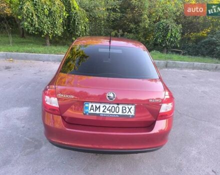 Красный Шкода Рапид, объемом двигателя 1.2 л и пробегом 210 тыс. км за 9000 $, фото 1 на Automoto.ua