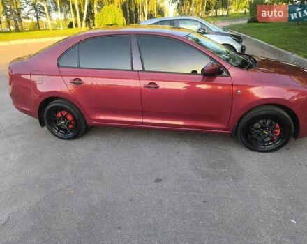 Красный Шкода Рапид, объемом двигателя 1.2 л и пробегом 210 тыс. км за 9000 $, фото 5 на Automoto.ua