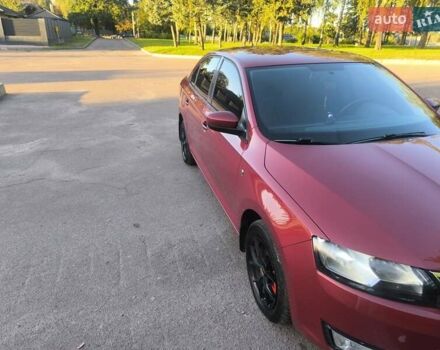 Красный Шкода Рапид, объемом двигателя 1.2 л и пробегом 210 тыс. км за 9000 $, фото 7 на Automoto.ua