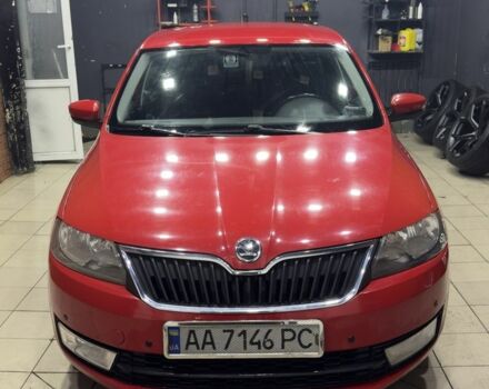 Красный Шкода Рапид, объемом двигателя 1.2 л и пробегом 124 тыс. км за 6000 $, фото 1 на Automoto.ua