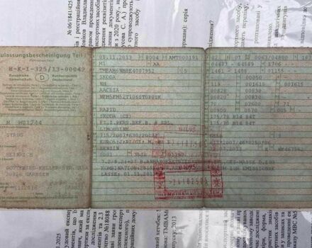 Серый Шкода Рапид, объемом двигателя 1.2 л и пробегом 183 тыс. км за 7300 $, фото 8 на Automoto.ua