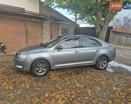 Серый Шкода Рапид, объемом двигателя 1.6 л и пробегом 216 тыс. км за 7500 $, фото 3 на Automoto.ua