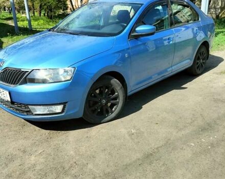 Синий Шкода Рапид, объемом двигателя 1.2 л и пробегом 170 тыс. км за 6666 $, фото 6 на Automoto.ua