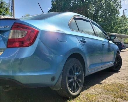 Синий Шкода Рапид, объемом двигателя 1.2 л и пробегом 170 тыс. км за 6666 $, фото 7 на Automoto.ua