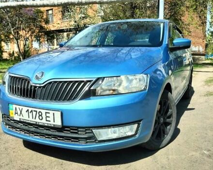 Синий Шкода Рапид, объемом двигателя 1.2 л и пробегом 170 тыс. км за 6666 $, фото 5 на Automoto.ua