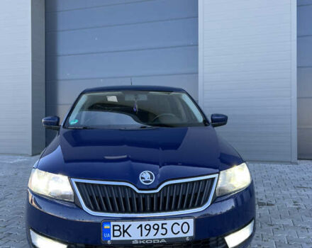 Шкода Рапид 2014 в Сарнах на Automoto.ua Синий Шкода Рапид, объемом двигателя 1.6 л и пробегом 299 тыс. км за 7800 $, фото 1 на Automoto.ua