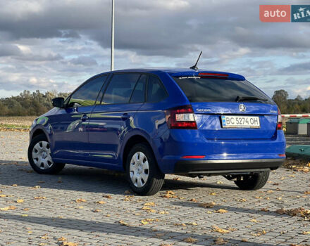 Шкода Рапід 2018 у Стрые на Automoto.ua Синій Шкода Рапід, об'ємом двигуна 1 л та пробігом 150 тис. км за 8699 $, фото 5 на Automoto.ua