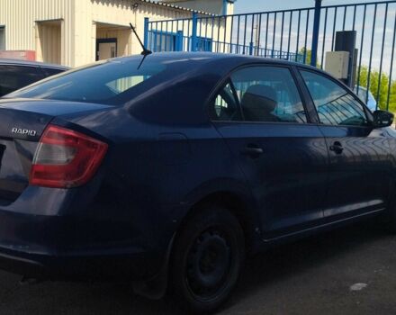 Синий Шкода Рапид, объемом двигателя 1.6 л и пробегом 1 тыс. км за 4733 $, фото 3 на Automoto.ua