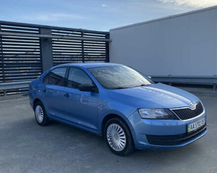 Синий Шкода Рапид, объемом двигателя 1.6 л и пробегом 172 тыс. км за 5950 $, фото 1 на Automoto.ua